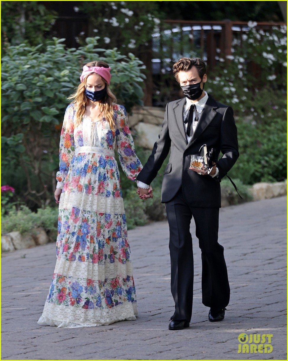 harry styles and olivia wilde at wedding