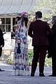 harry styles olivia wilde hold hands while attending managers wedding 47