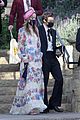 harry styles olivia wilde hold hands while attending managers wedding 50