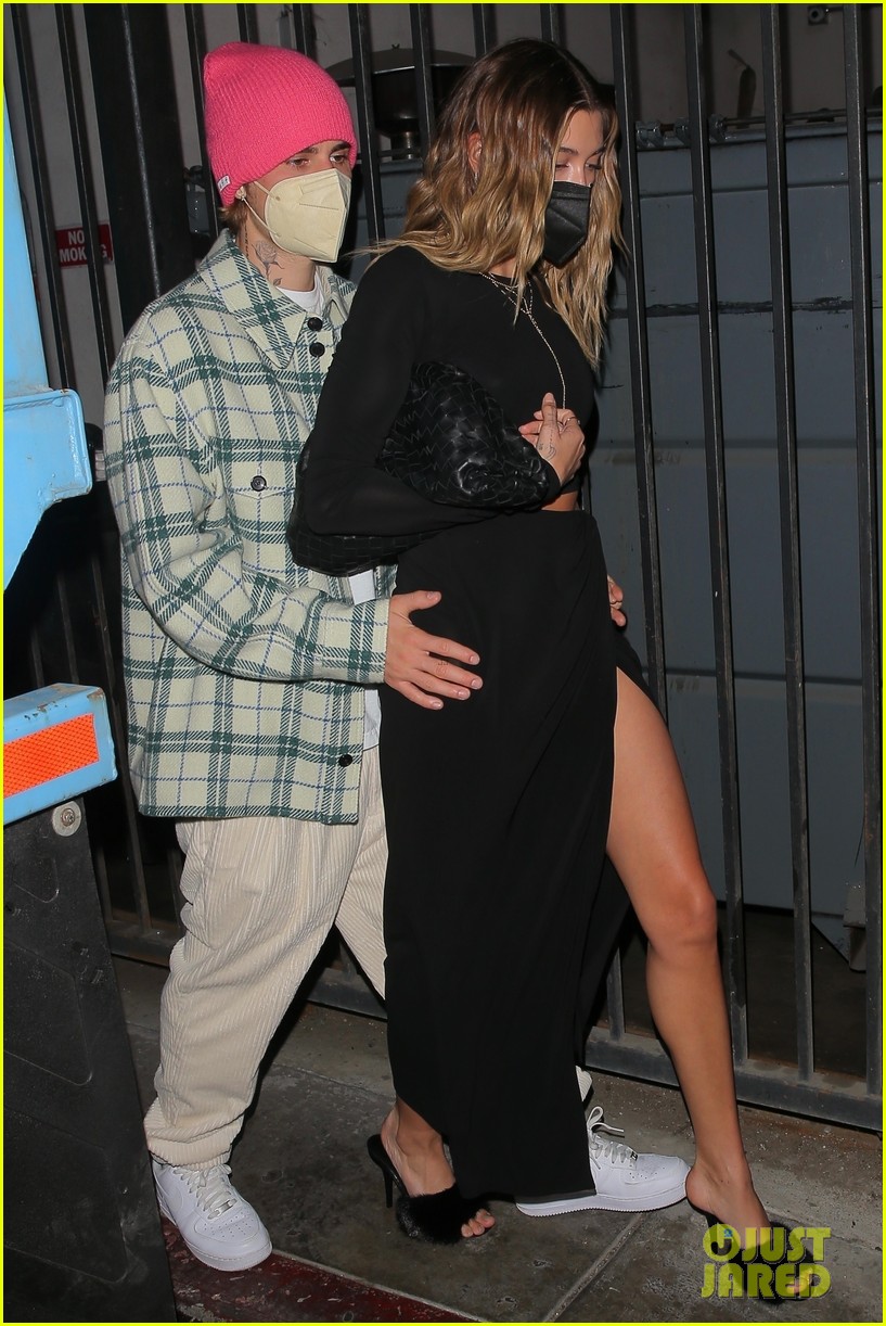 justin bieber hailey bieber pda night out 06
