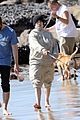 billie eilish beach outing with dogs brother 11