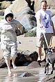 billie eilish beach outing with dogs brother 22
