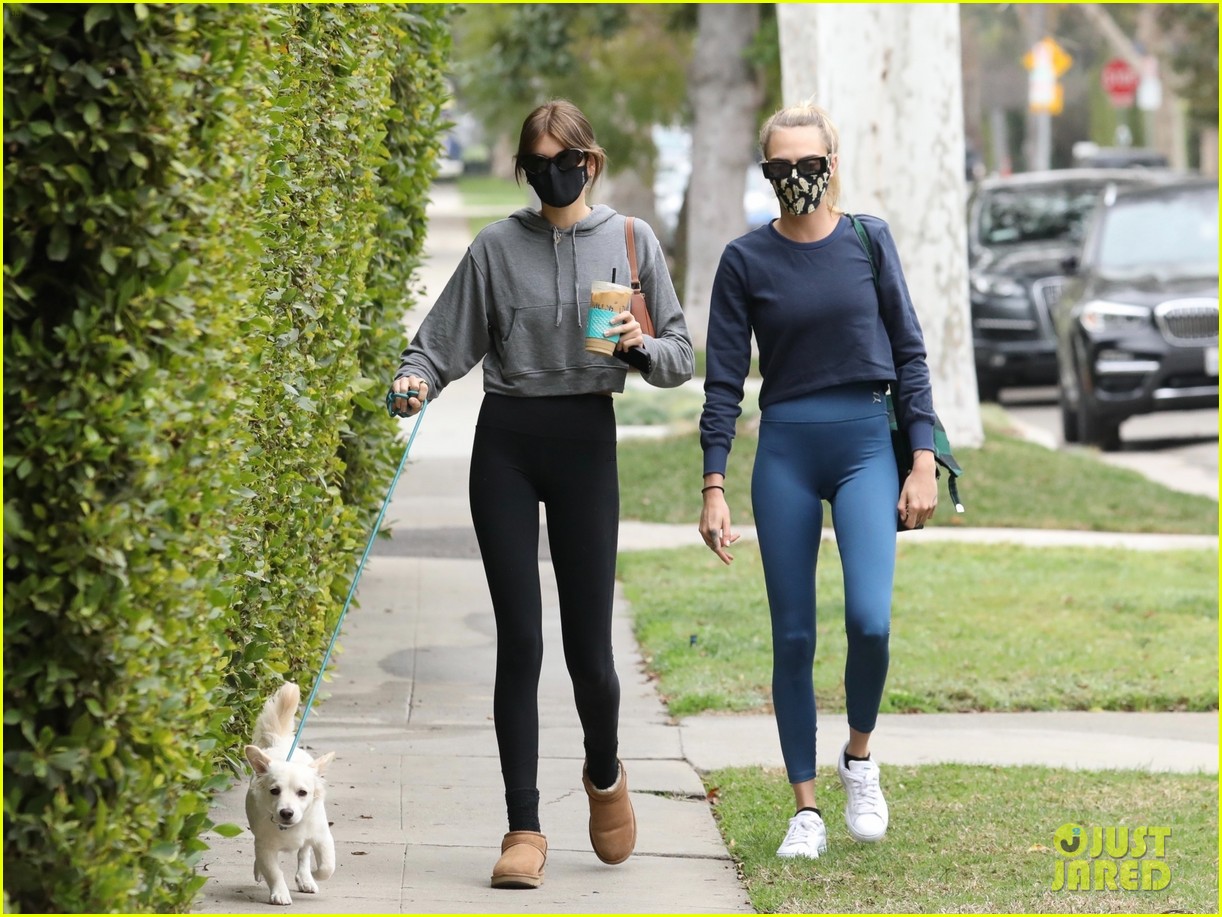 Kaia Gerber Does an Early Morning Workout with Cara Delevingne to Start