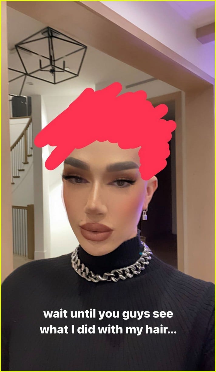 James Charles Debuts Shaved Head, But Fans Think He's Wearing a Bald