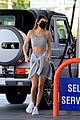 kendall jenner wears suns hoodie fuel up car 14