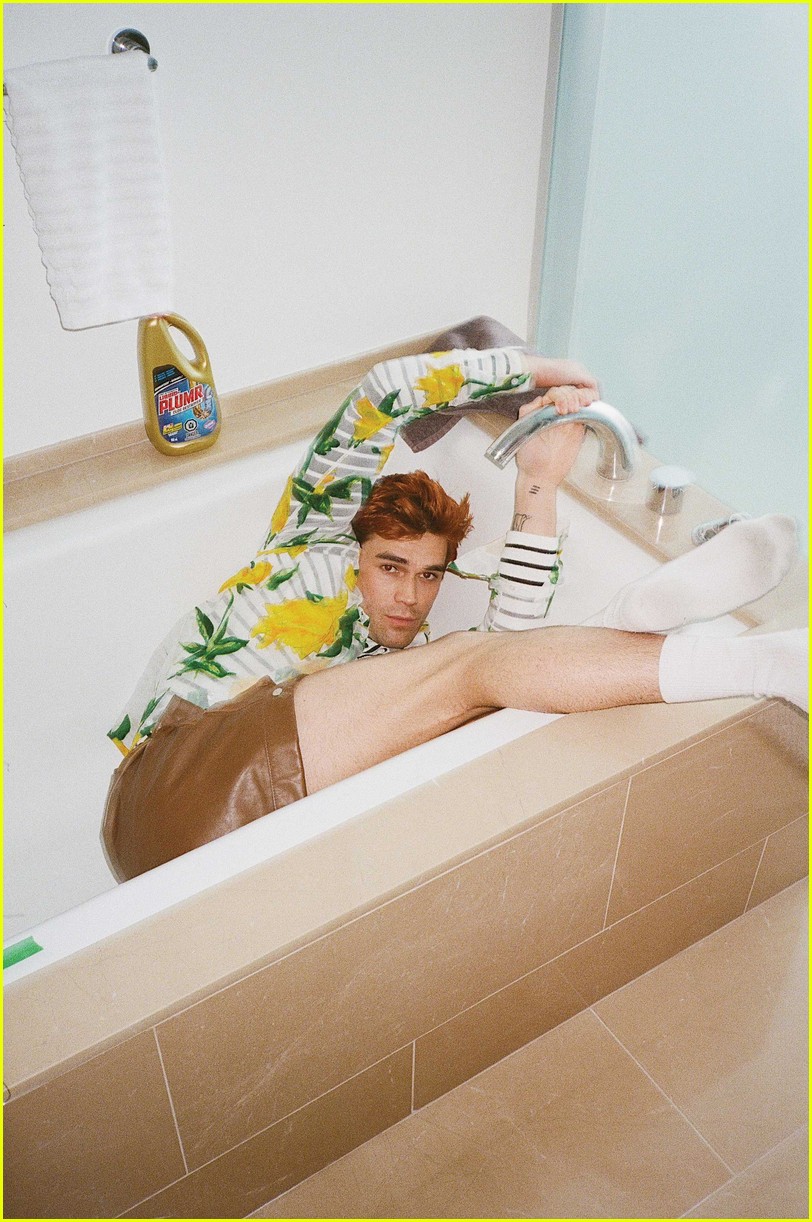 kj apa goes shirtless for new interview magazine feature 02