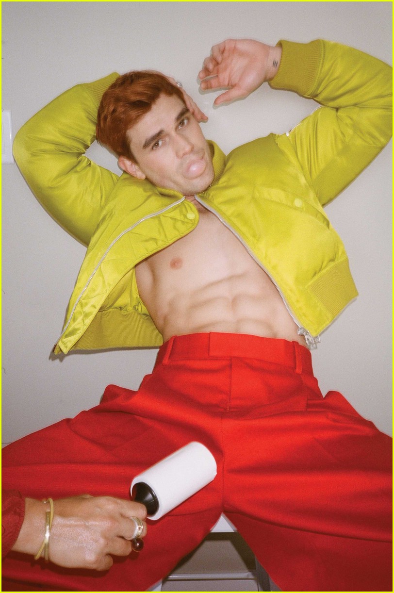 kj apa goes shirtless for new interview magazine feature 06