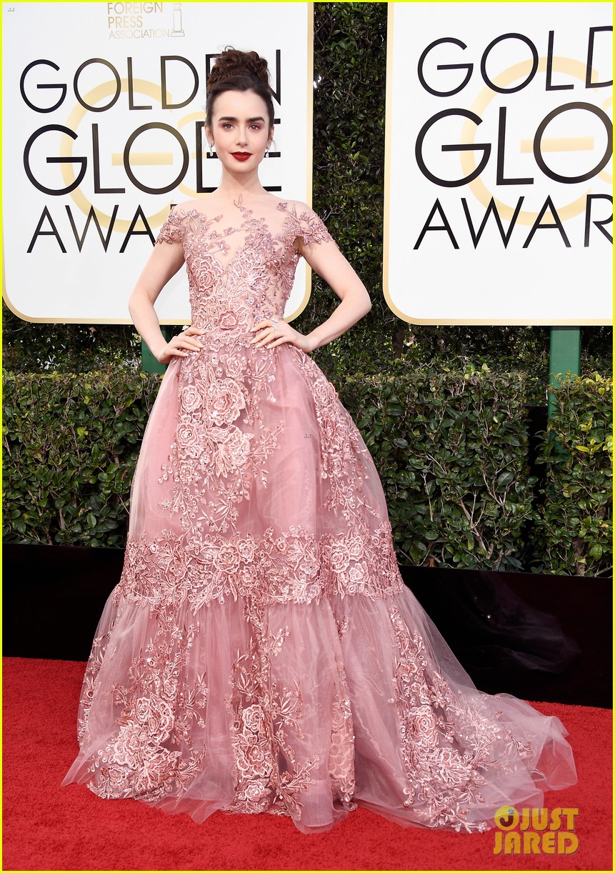lily collins first golden globes was over 20 years ago 01