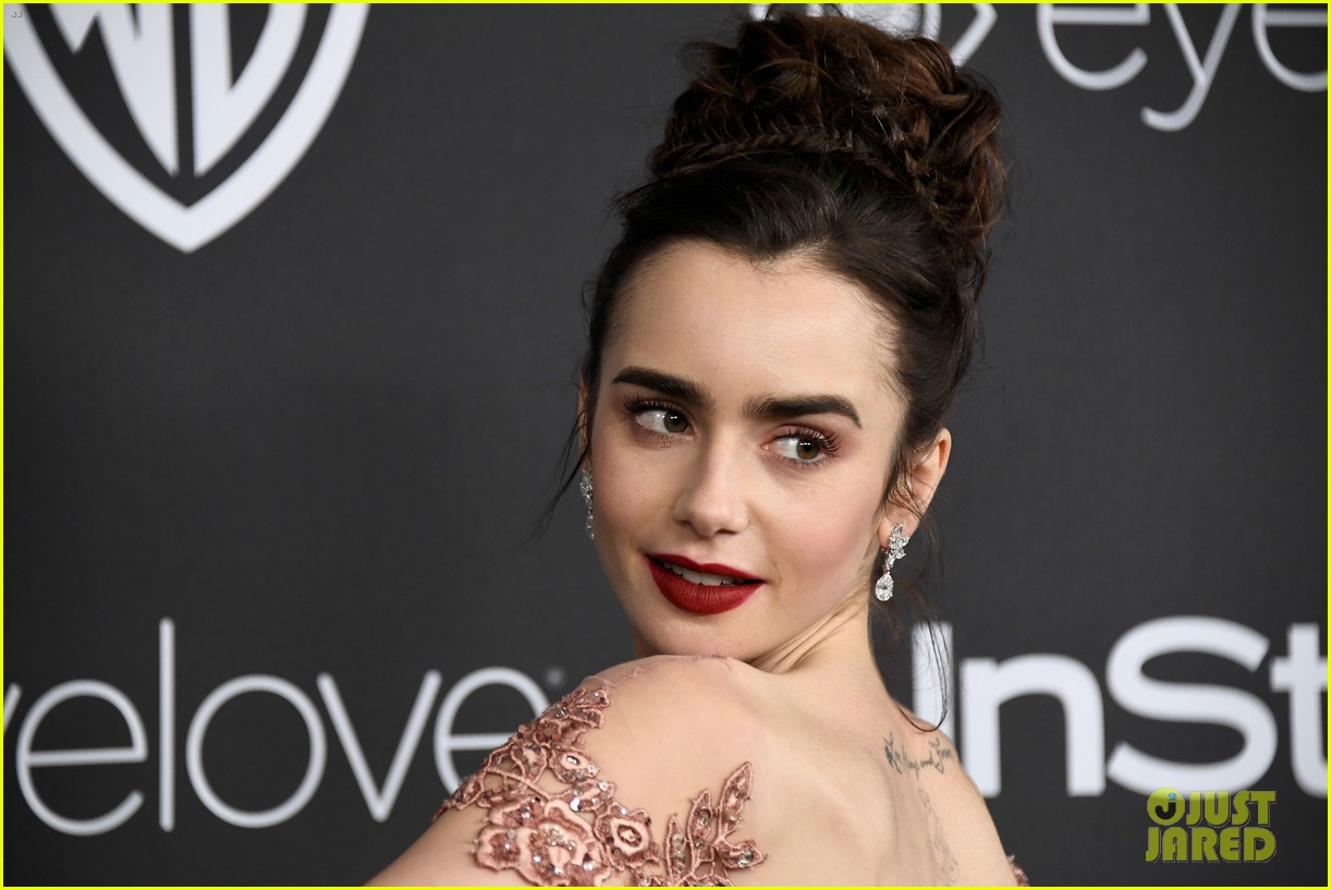 lily collins first golden globes was over 20 years ago 09