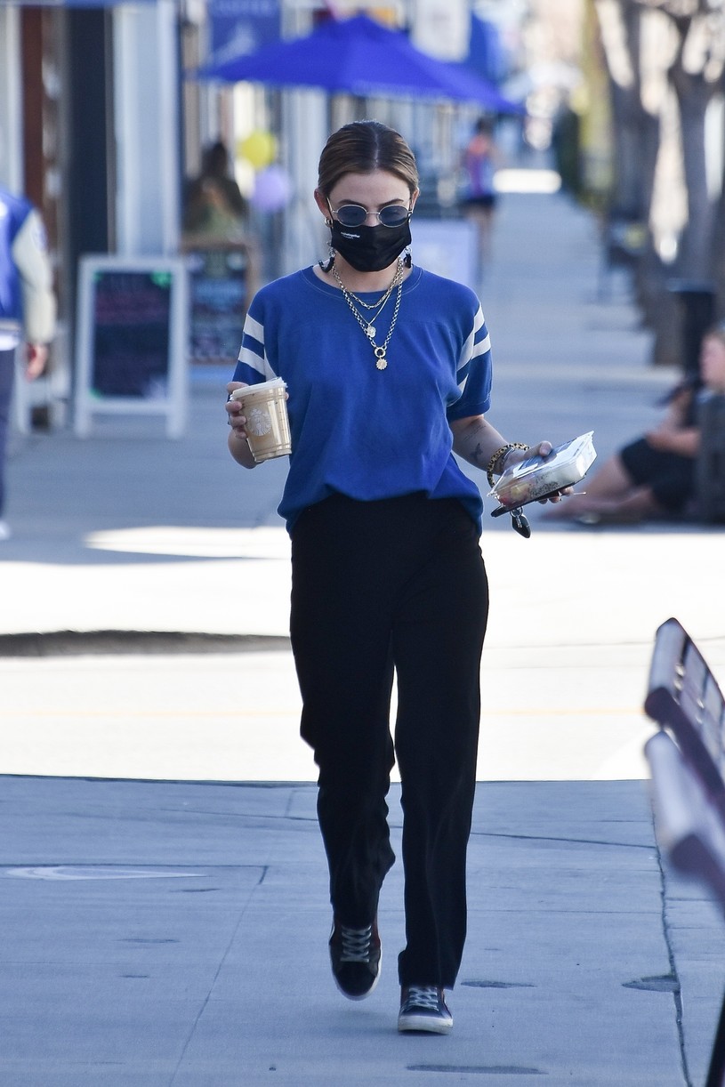 lucy hale blue look errands la after kiss skeet 06