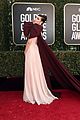 sofia carson wears a giant bow for golden globes pre show 05