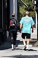 cody simpson marloes stevens step out for gym session together 03