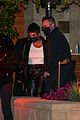 demi lovato black hair while out to dinner 04