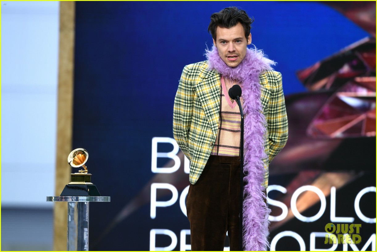 Harry Styles Wins His First Ever Grammy, Lizzo Congratulates Him
