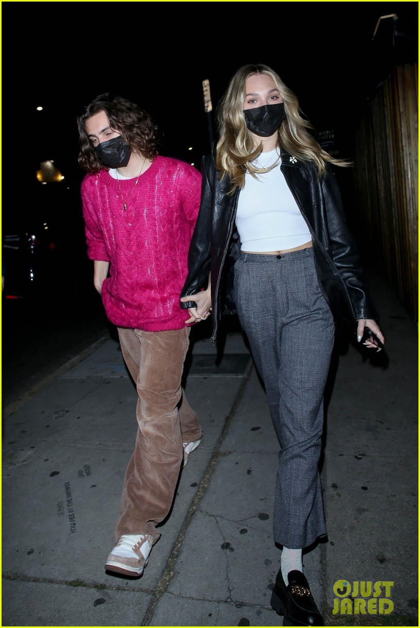 maddie ziegler eddie benjamin step out for date night rare sighting 05