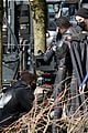 melissa benoist shows off her smile on supergirl set day before premiere 03