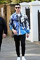 nick jonas stylish side out walk in london 03