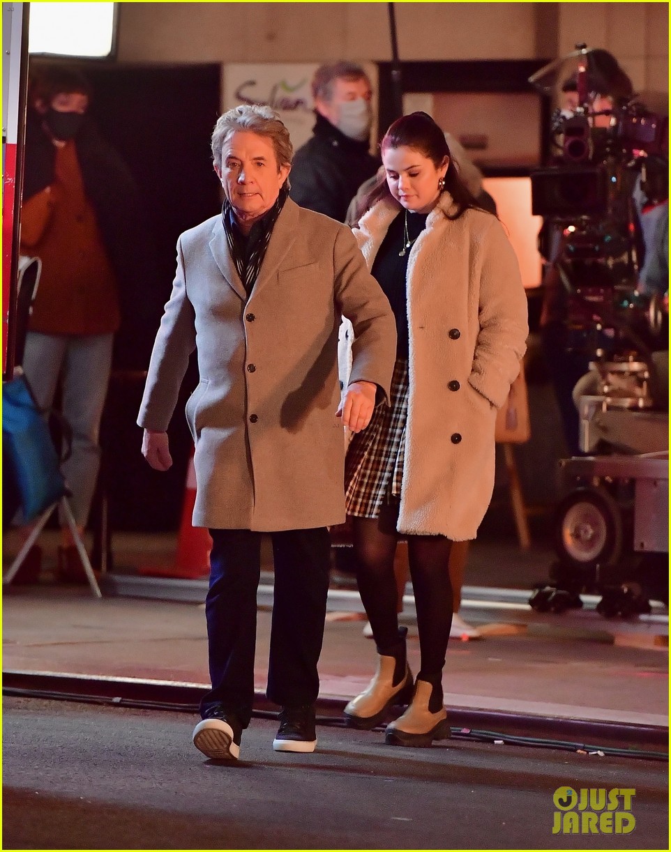 selena gomez martin short worried looks only murders night set 06