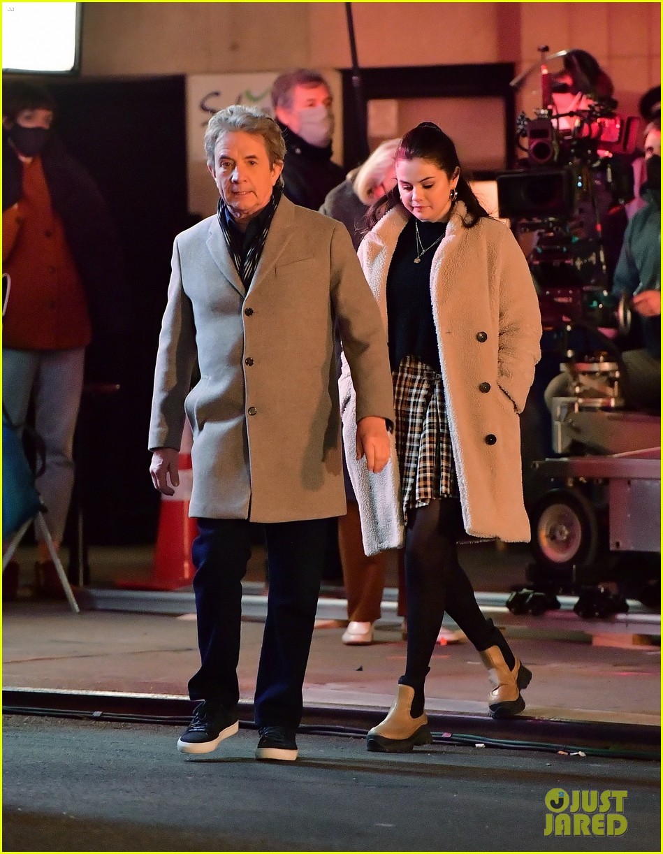selena gomez martin short worried looks only murders night set 16