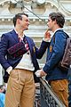 thomas doherty shares cute moments with gossip girl costars while filming 02