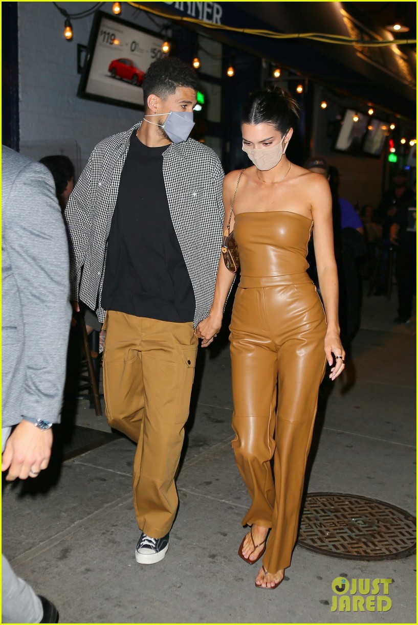 Kendall Jenner & Devin Booker On NYC Date: She Wears Camel Leather