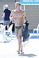 cody simpson shirtless buff physique swim practice 06