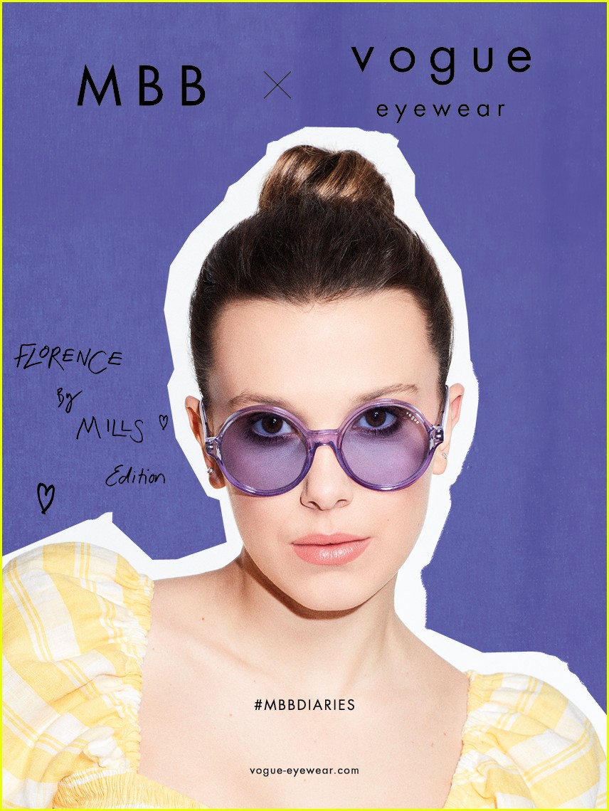 Millie Bobby Brown MBB x Vogue Eyewear Campaign