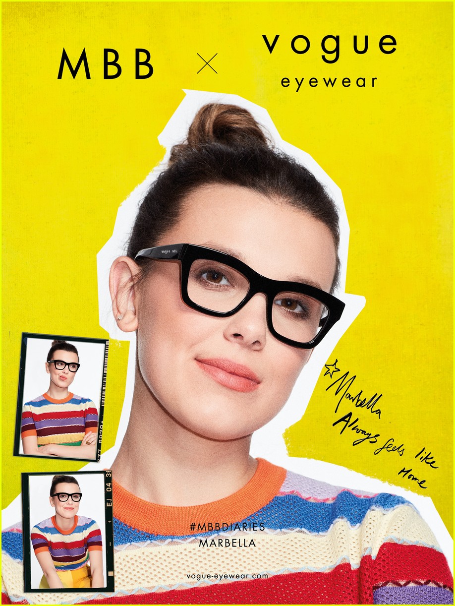Get Millie Bobby Brown's Co-Designed Vogue Eyewear - DuJour