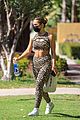 addison rae wears leopard print outfit for midweek workout 01