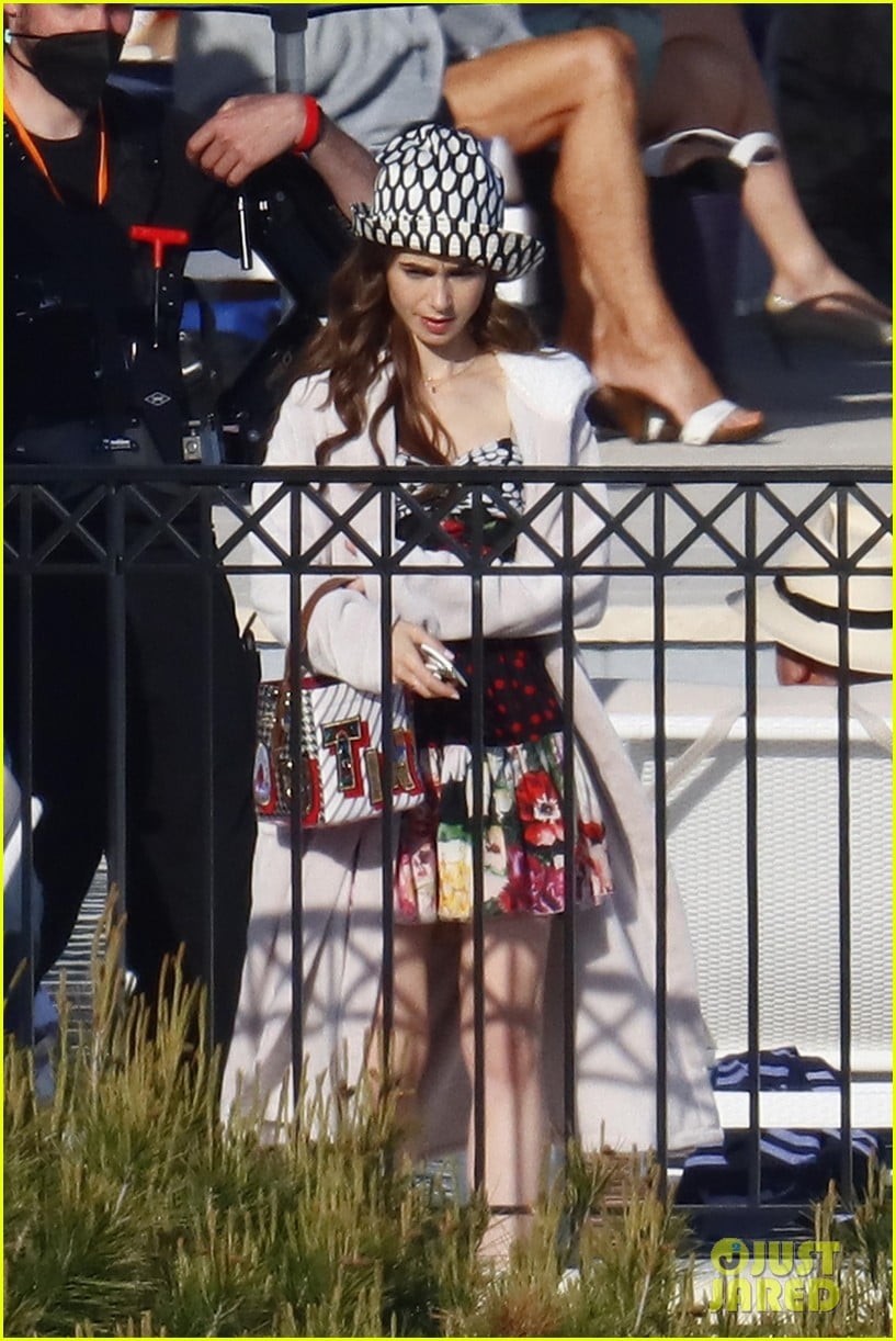 lily collins shooting emily in paris season two 06