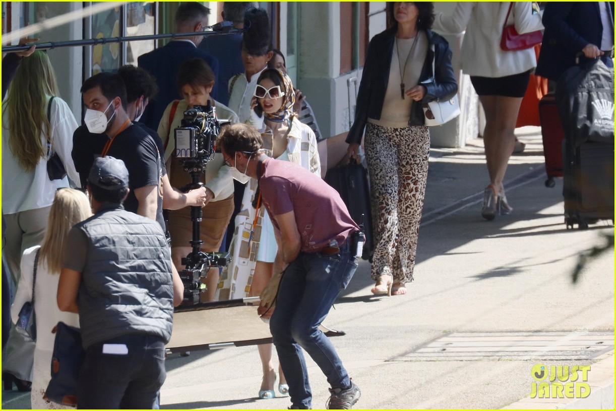 lily collins shooting emily in paris season two 16