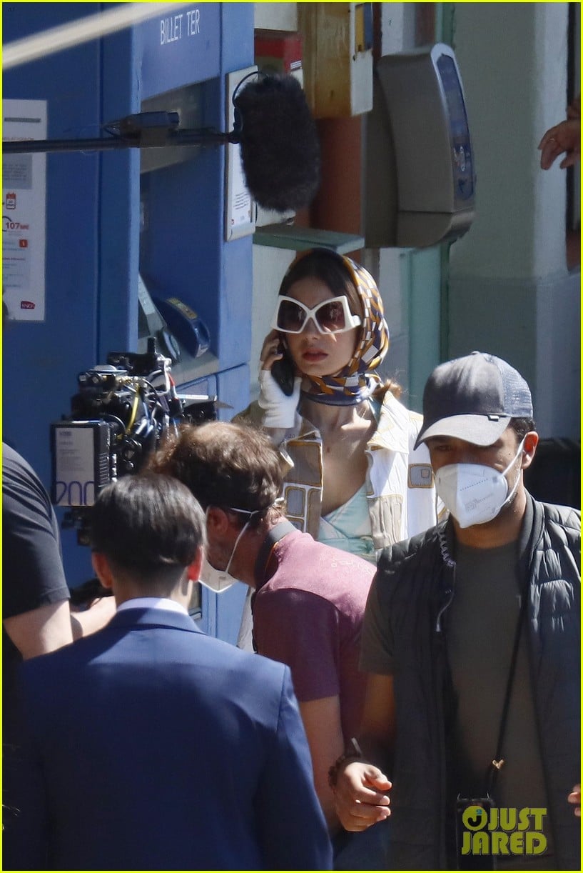 lily collins shooting emily in paris season two 18