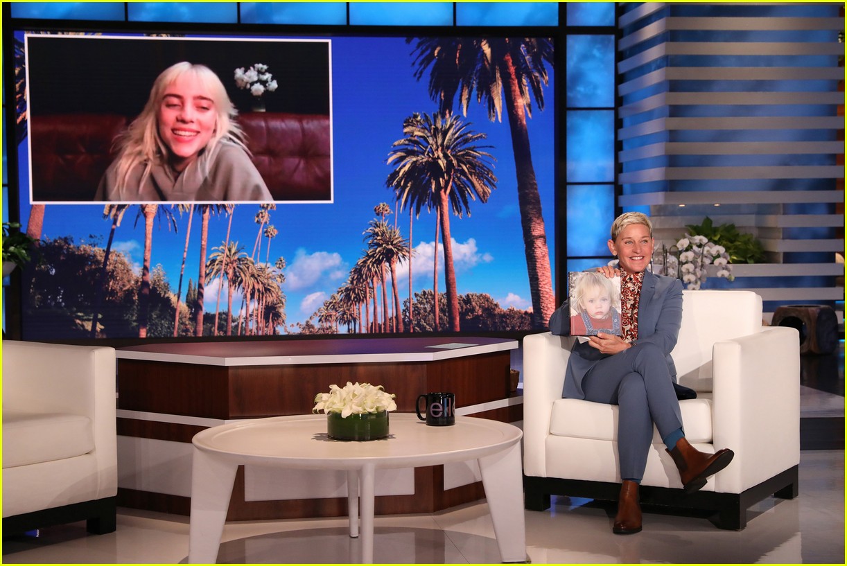 billie eilish on ellen show 02