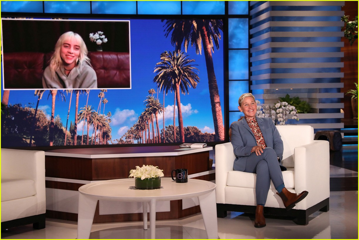 billie eilish on ellen show 05