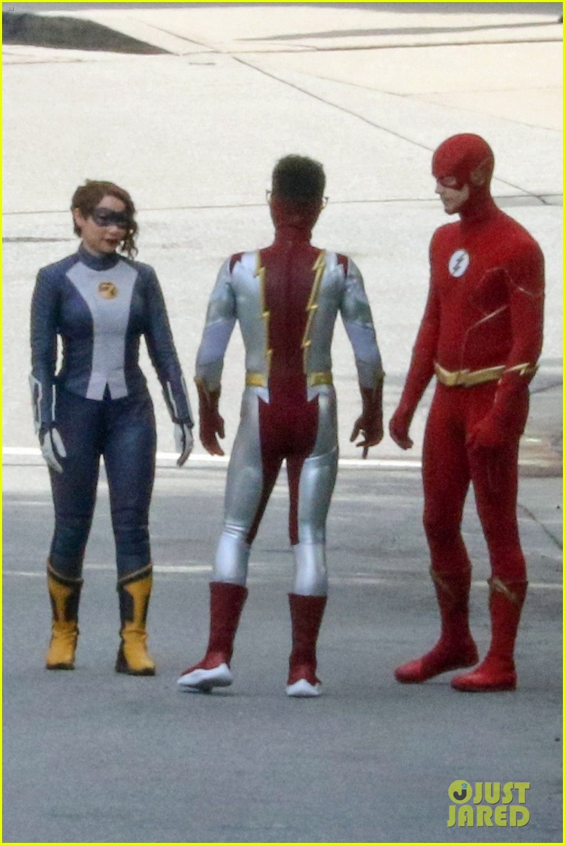 first look photos of jordan fisher as impulse on the flash 19