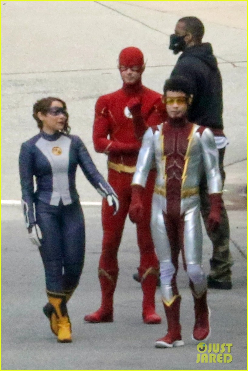 first look photos of jordan fisher as impulse on the flash 21