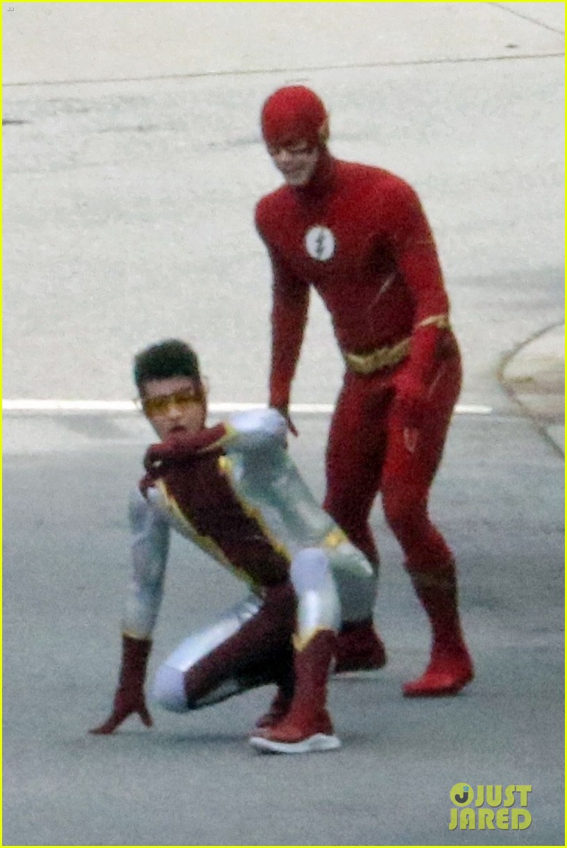 first look photos of jordan fisher as impulse on the flash 29