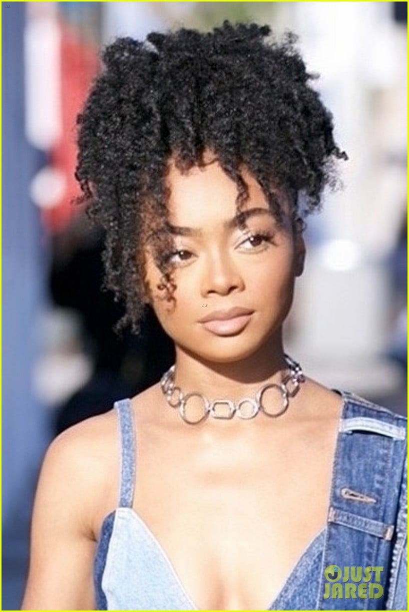 Skai Jackson Takes The Denim on Denim Look To a Whole New Level