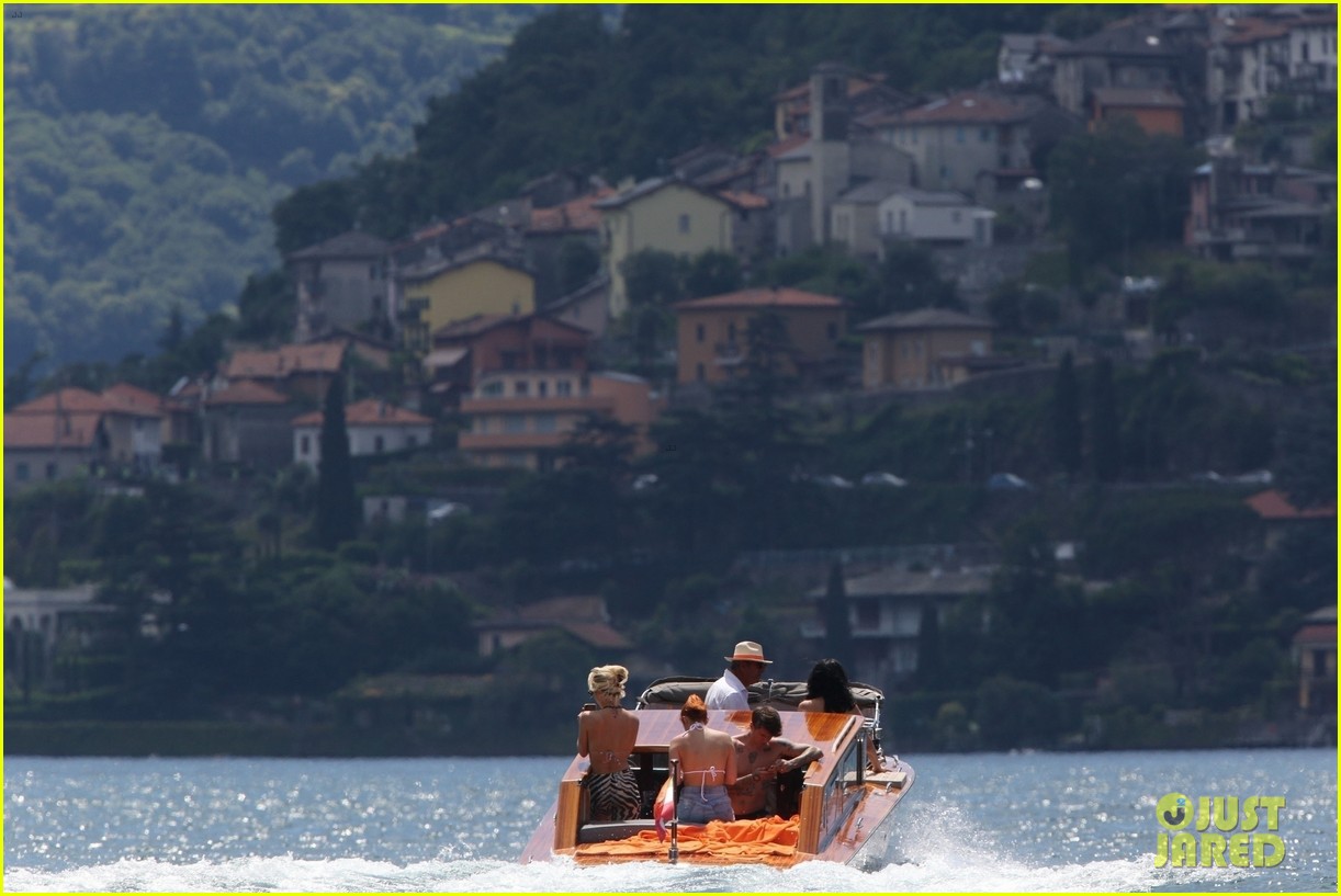 bella thorne yellow bikini lake como with benjamin mascolo 50
