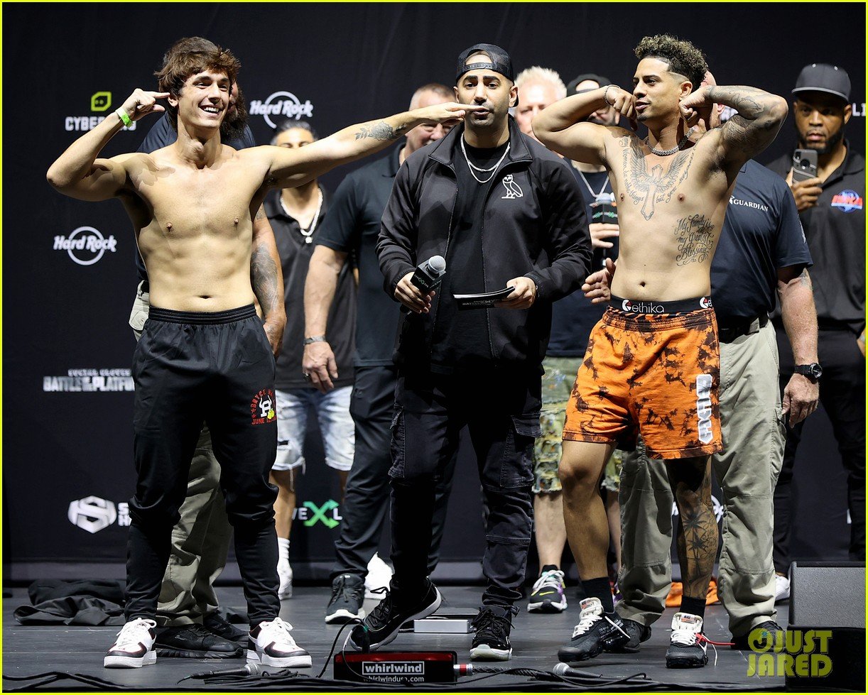 bryce hall tayler holder vinnie hacker weigh in ahead of weekend boxing event 07