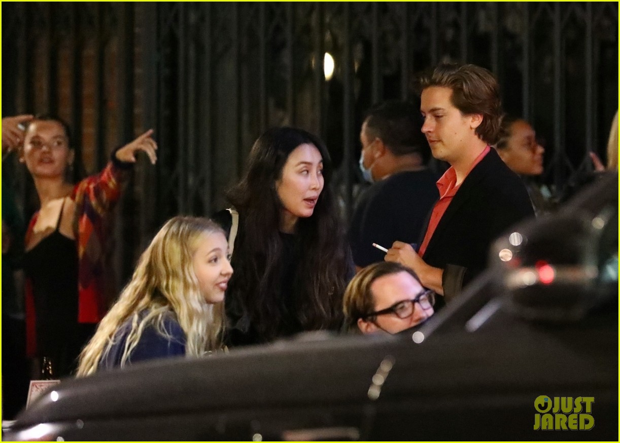 cole sprouse camila mendes stella maxwell hang out 08