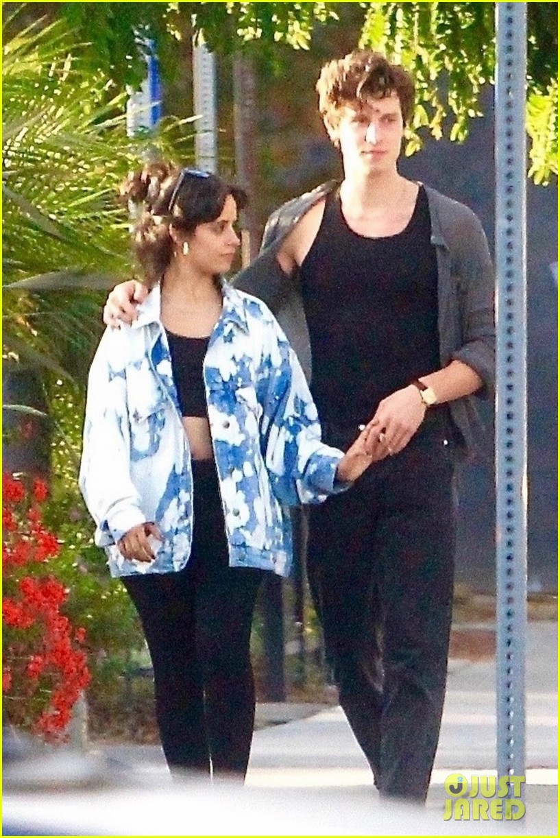 Full Sized Photo of camila cabello shawn mendes hang out with friends ...