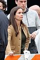 tyler hoechlin bitsie tulloch all smiles on set of superman lois finale 12
