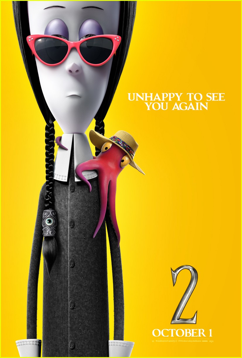 the addams family 2 gets new vacation character posters 18