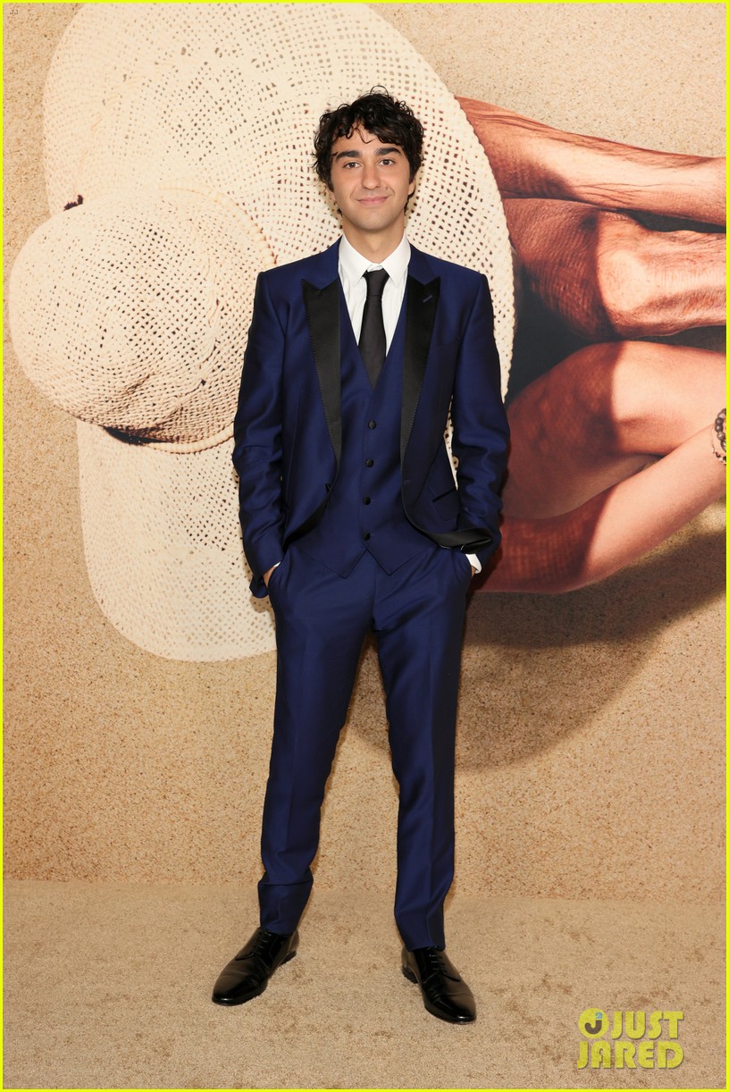 alex wolff poses with younger self nolan river at old premiere 09