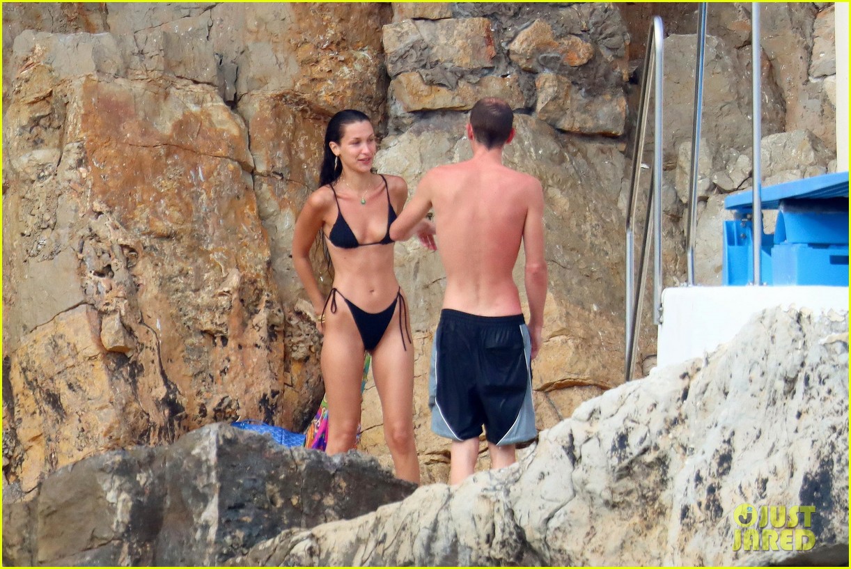 bella hadid marc kalman swim cannes photos 28