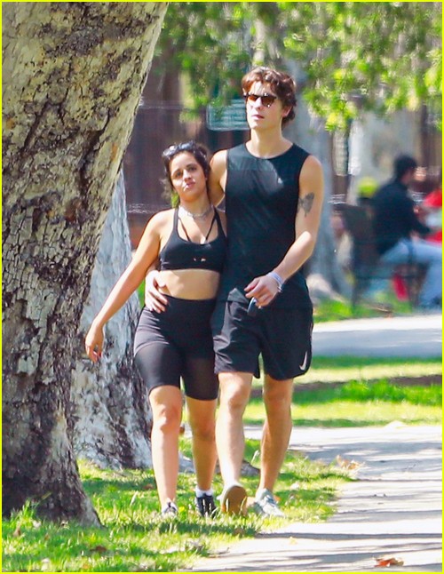 shawn mendes camila cabello look so in love on a stroll in la 04