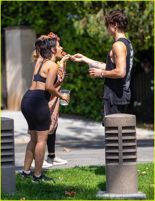 shawn mendes camila cabello look so in love on a stroll in la 27