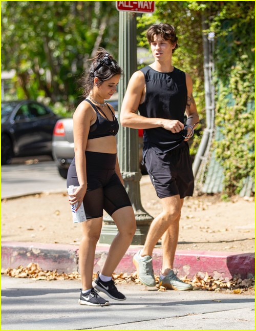 shawn mendes camila cabello look so in love on a stroll in la 65