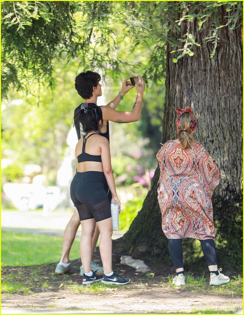 shawn mendes camila cabello look so in love on a stroll in la 94